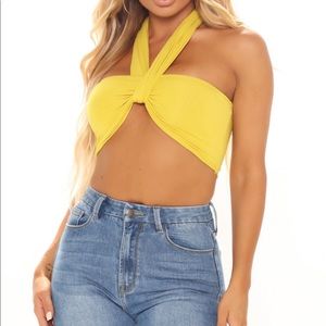 “Travel to the tropics halter top” - fashion nova
